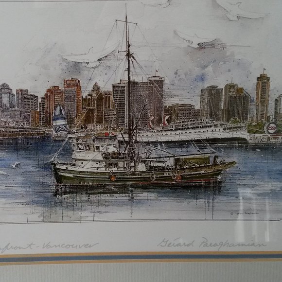 Vancouver Waterfront Framed Prints- Set of 2 - Picture 4 of 9